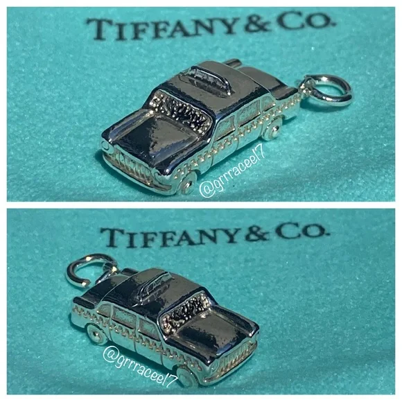 AUTH RARE vintage Tiffany & Co. taxi cab charm/pendant🚕 - Picture 7 of 17
